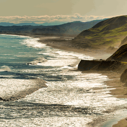 Scenic photo of beach in Gisborne. Personal Loans Gisborne