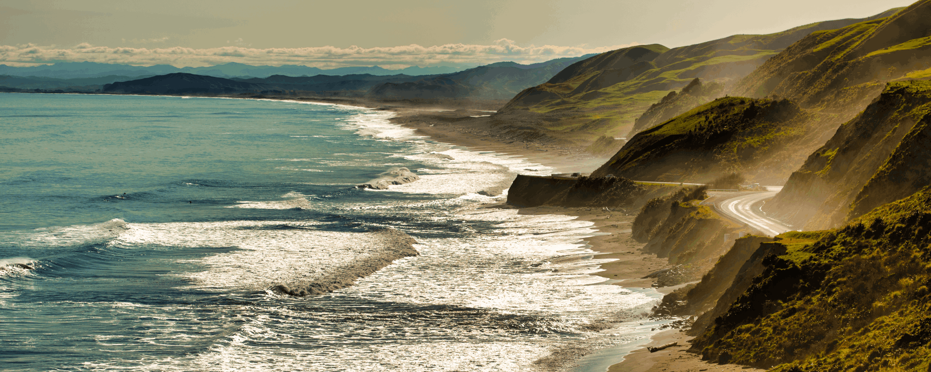 Scenic photo of beach in Gisborne. Personal Loans Gisborne